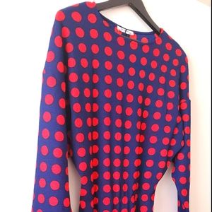 Polka dot Zara dress (size Medium).
